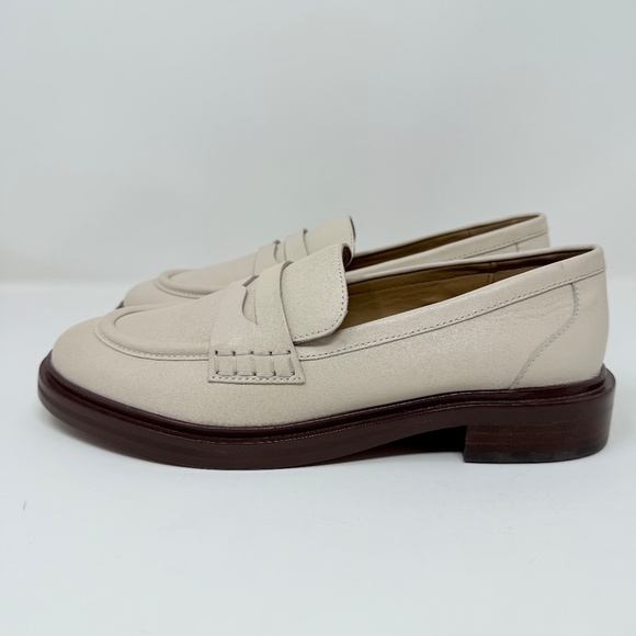 New Madewell The Vernon Loafer In Ecru Sz 8.5 - Picture 7 of 13